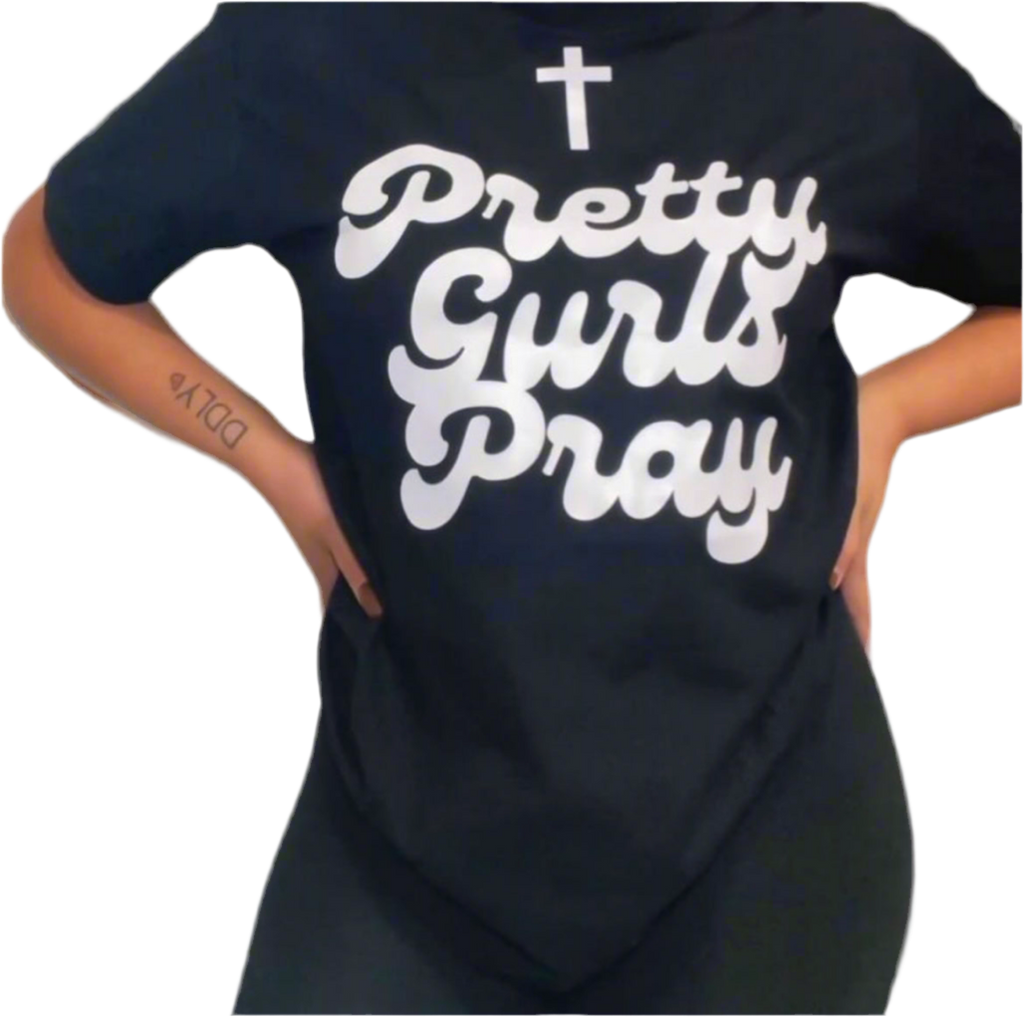 PRETTY GURLS PRAY WHITE